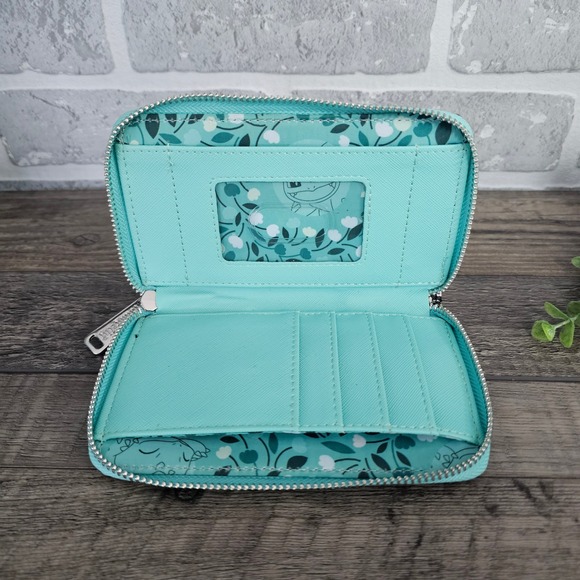 Loungefly Pokemon Bulbasaur Metallic Mini Backpack and Wallet Set Teal Green - Picture 10 of 11